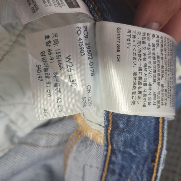 Levis 501 skinny sz 26 - Picture 5 of 6